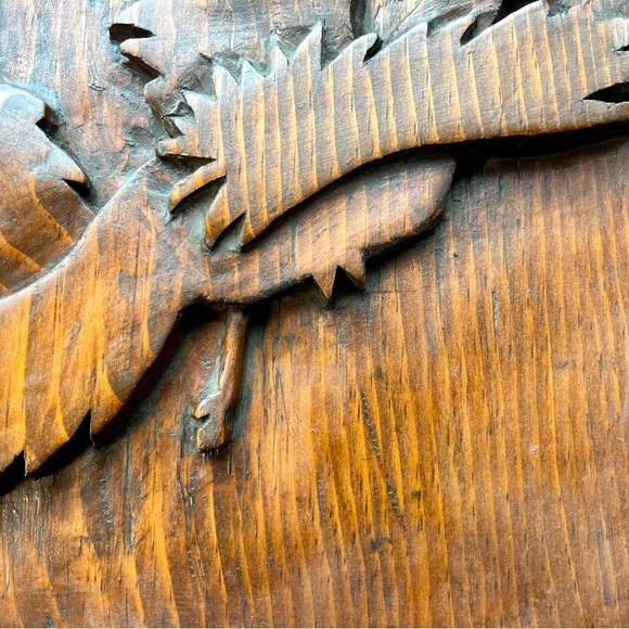 Vintage Hand carved Wood Pheasant Wall Art Eclectic Grandpa - Picture 5 of 12